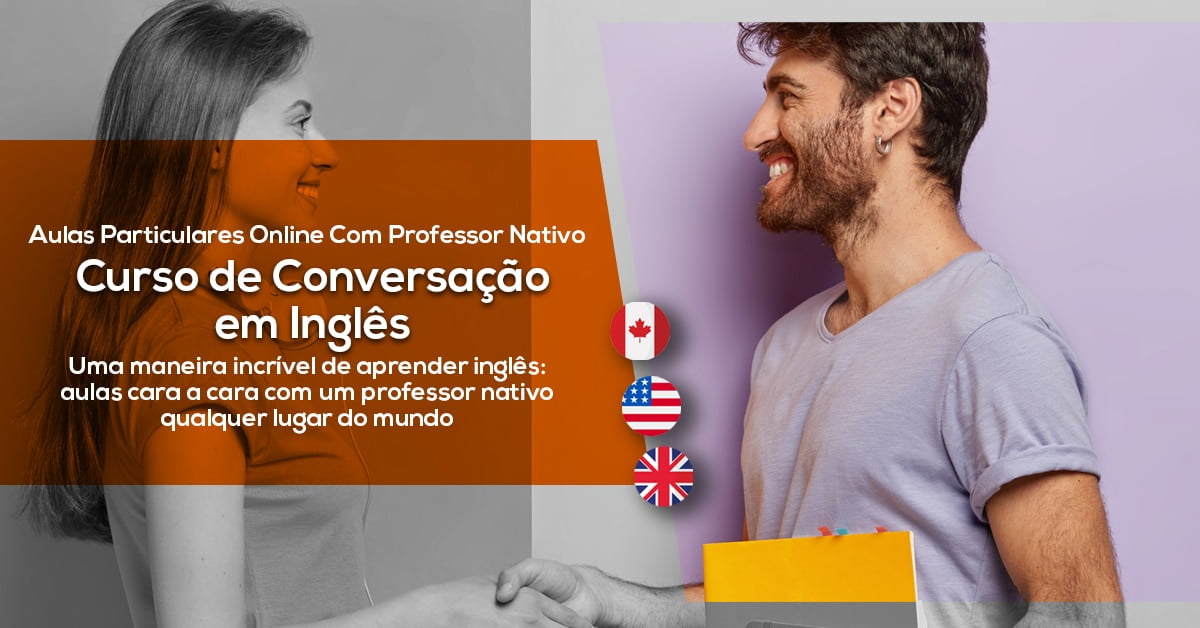 Aulas de conversação em inglês